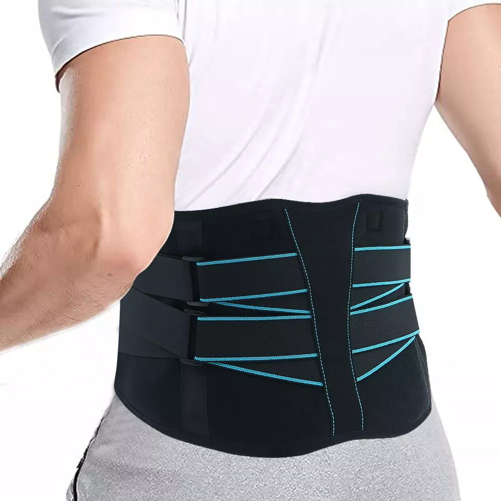 Penopang Punggung Bawah Penopang Lumbar Pinggang Bernapas untuk Linu Panggul