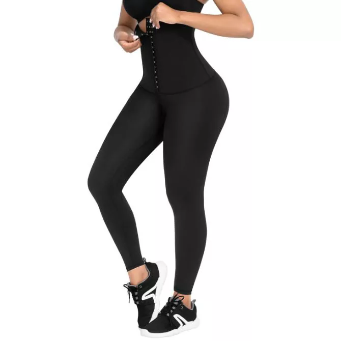 Legging Yoga Neoprene Pinggang Tinggi Wanita
